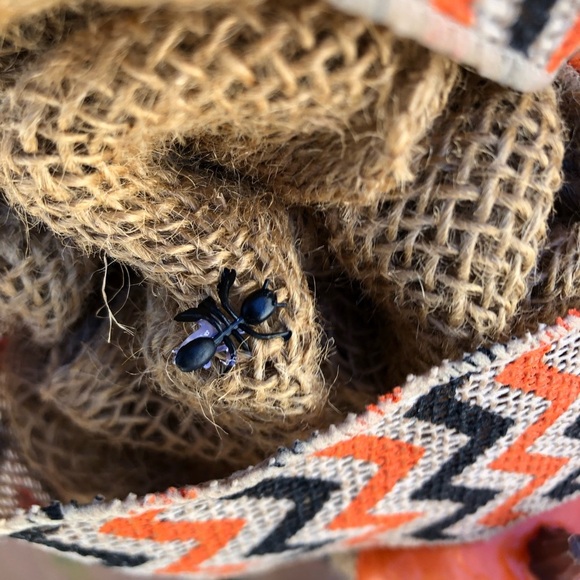 Handmade Halloween Burlap Wreath with Witch - Picture 10 of 12